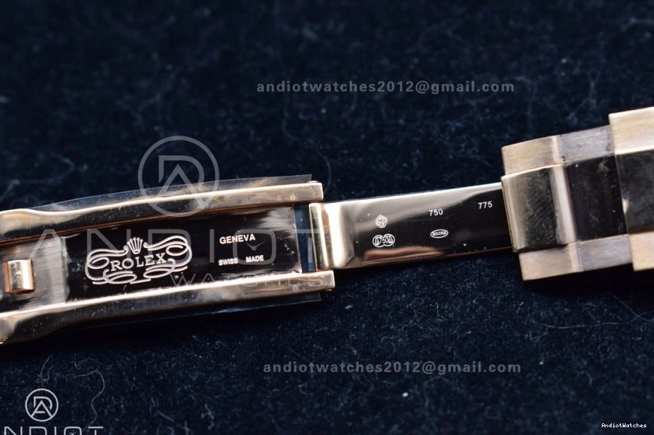 on 1:1 Edition A Ceramic II Bracelet RG TopPick GMF YachtMaster 116685 RG Blue Best 1223 0406